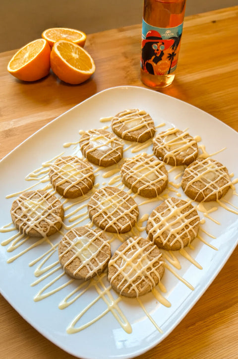 Spritz-Küsschen: Saftige Orangenplätzchen mit und ohne Alkohol
